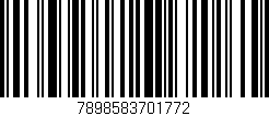 Código de barras (EAN, GTIN, SKU, ISBN): '7898583701772'