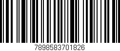 Código de barras (EAN, GTIN, SKU, ISBN): '7898583701826'