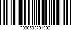 Código de barras (EAN, GTIN, SKU, ISBN): '7898583701932'