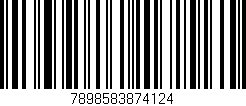 Código de barras (EAN, GTIN, SKU, ISBN): '7898583874124'