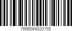Código de barras (EAN, GTIN, SKU, ISBN): '7898584020155'