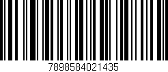 Código de barras (EAN, GTIN, SKU, ISBN): '7898584021435'