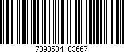 Código de barras (EAN, GTIN, SKU, ISBN): '7898584103667'