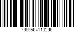 Código de barras (EAN, GTIN, SKU, ISBN): '7898584110238'