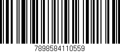 Código de barras (EAN, GTIN, SKU, ISBN): '7898584110559'