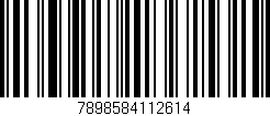 Código de barras (EAN, GTIN, SKU, ISBN): '7898584112614'