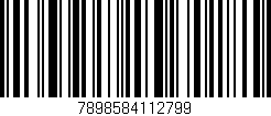 Código de barras (EAN, GTIN, SKU, ISBN): '7898584112799'
