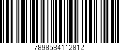 Código de barras (EAN, GTIN, SKU, ISBN): '7898584112812'