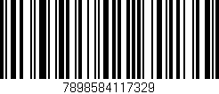 Código de barras (EAN, GTIN, SKU, ISBN): '7898584117329'