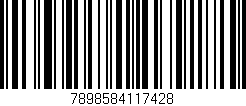 Código de barras (EAN, GTIN, SKU, ISBN): '7898584117428'