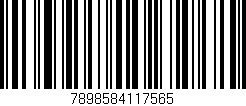 Código de barras (EAN, GTIN, SKU, ISBN): '7898584117565'