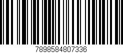 Código de barras (EAN, GTIN, SKU, ISBN): '7898584807336'