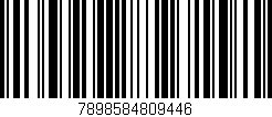 Código de barras (EAN, GTIN, SKU, ISBN): '7898584809446'