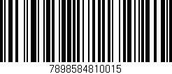 Código de barras (EAN, GTIN, SKU, ISBN): '7898584810015'