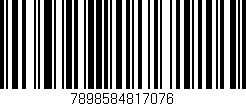 Código de barras (EAN, GTIN, SKU, ISBN): '7898584817076'