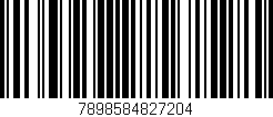 Código de barras (EAN, GTIN, SKU, ISBN): '7898584827204'