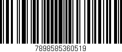 Código de barras (EAN, GTIN, SKU, ISBN): '7898585360519'