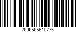 Código de barras (EAN, GTIN, SKU, ISBN): '7898585610775'