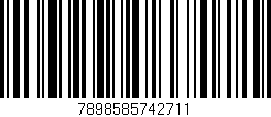 Código de barras (EAN, GTIN, SKU, ISBN): '7898585742711'