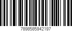 Código de barras (EAN, GTIN, SKU, ISBN): '7898585942197'