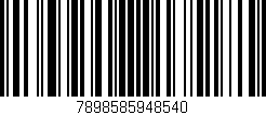 Código de barras (EAN, GTIN, SKU, ISBN): '7898585948540'