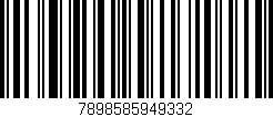 Código de barras (EAN, GTIN, SKU, ISBN): '7898585949332'