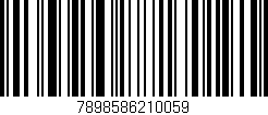 Código de barras (EAN, GTIN, SKU, ISBN): '7898586210059'
