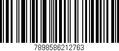Código de barras (EAN, GTIN, SKU, ISBN): '7898586212763'