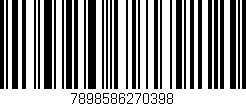 Código de barras (EAN, GTIN, SKU, ISBN): '7898586270398'
