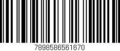 Código de barras (EAN, GTIN, SKU, ISBN): '7898586561670'
