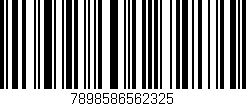 Código de barras (EAN, GTIN, SKU, ISBN): '7898586562325'
