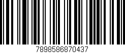 Código de barras (EAN, GTIN, SKU, ISBN): '7898586870437'