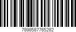 Código de barras (EAN, GTIN, SKU, ISBN): '7898587765282'