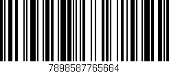 Código de barras (EAN, GTIN, SKU, ISBN): '7898587765664'