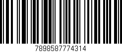 Código de barras (EAN, GTIN, SKU, ISBN): '7898587774314'
