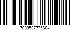 Código de barras (EAN, GTIN, SKU, ISBN): '7898587776684'