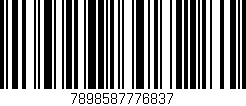 Código de barras (EAN, GTIN, SKU, ISBN): '7898587776837'