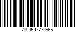 Código de barras (EAN, GTIN, SKU, ISBN): '7898587778565'