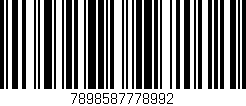 Código de barras (EAN, GTIN, SKU, ISBN): '7898587778992'