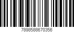 Código de barras (EAN, GTIN, SKU, ISBN): '7898588670356'