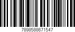 Código de barras (EAN, GTIN, SKU, ISBN): '7898588671547'
