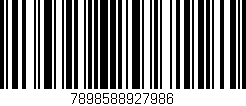 Código de barras (EAN, GTIN, SKU, ISBN): '7898588927986'
