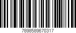 Código de barras (EAN, GTIN, SKU, ISBN): '7898589670317'