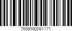 Código de barras (EAN, GTIN, SKU, ISBN): '7898590081171'