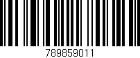 Código de barras (EAN, GTIN, SKU, ISBN): '789859011'