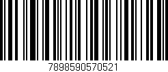 Código de barras (EAN, GTIN, SKU, ISBN): '7898590570521'