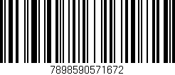Código de barras (EAN, GTIN, SKU, ISBN): '7898590571672'