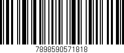 Código de barras (EAN, GTIN, SKU, ISBN): '7898590571818'