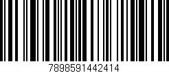 Código de barras (EAN, GTIN, SKU, ISBN): '7898591442414'
