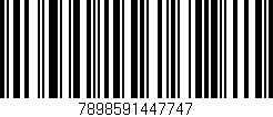 Código de barras (EAN, GTIN, SKU, ISBN): '7898591447747'